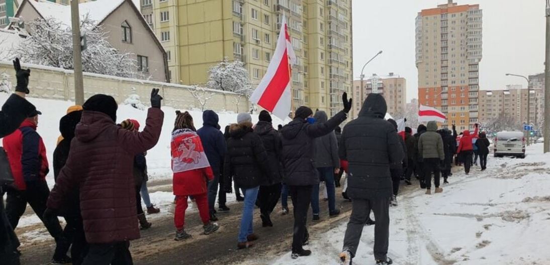 В Минске начались несанкционированные акции протеста
