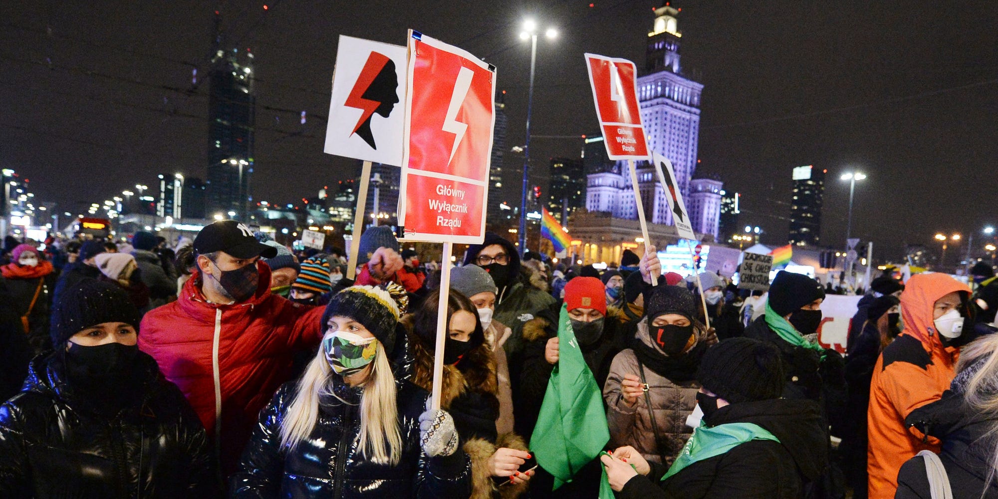 В Польше продолжаются акции протеста