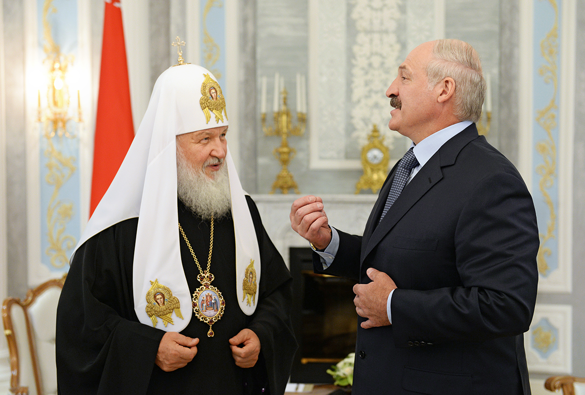 Лукашенко поздравил Патриарха Московского и всея Руси с 45-летием архиерейской хиротонии
