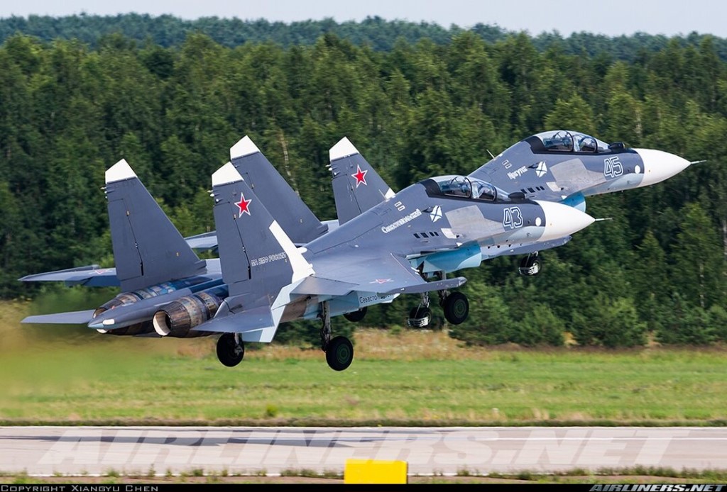 Россия намерена поставлять истребители Су-30СМ в Казахстан и Беларусь