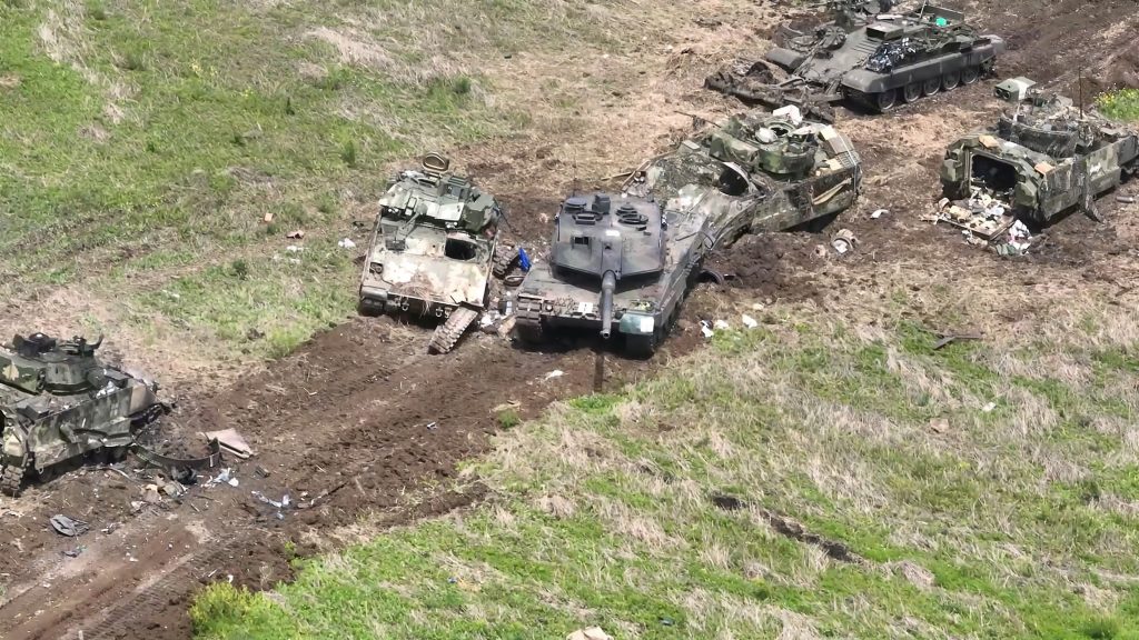 Россия уничтожила два немецких танка Leopard на Украине