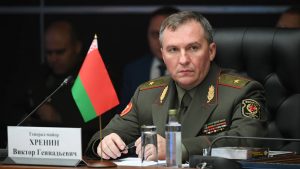 Министр обороны Беларуси Хренин посетит Китай с официальным визитом