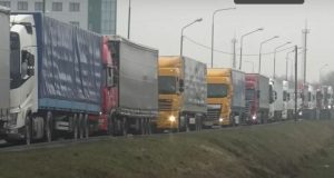 Очереди из фур образовались на белорусской границе со странами ЕС