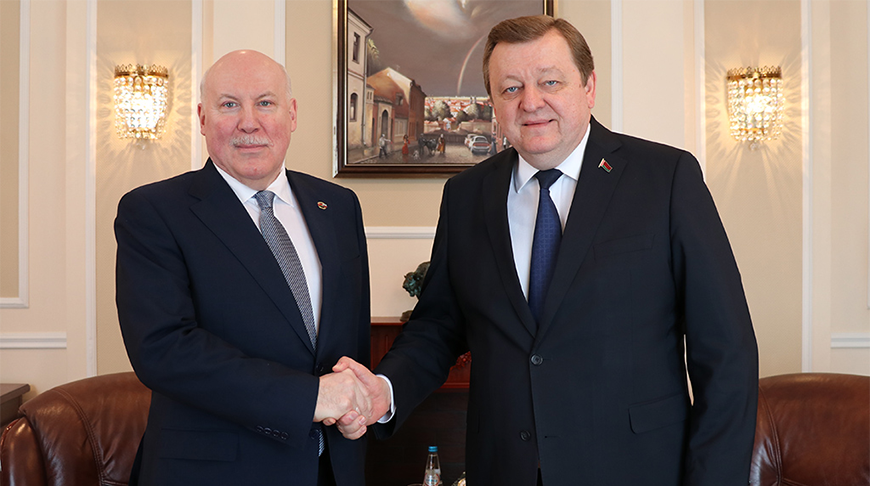 Алейник и Мезенцев провели переговоры по вопросам интеграции Беларуси и России