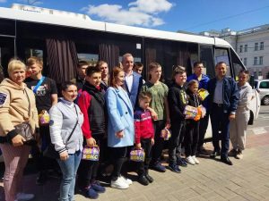 Группа детей из Донбасса прибыла на оздоровление в Беларусь