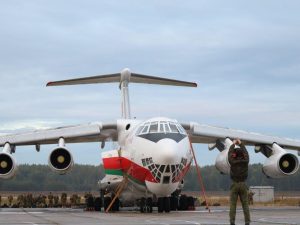 Белорусские военнослужащие отправились на учения в Казахстан