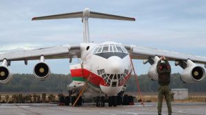 Белорусские военнослужащие отправились на учения в Казахстан