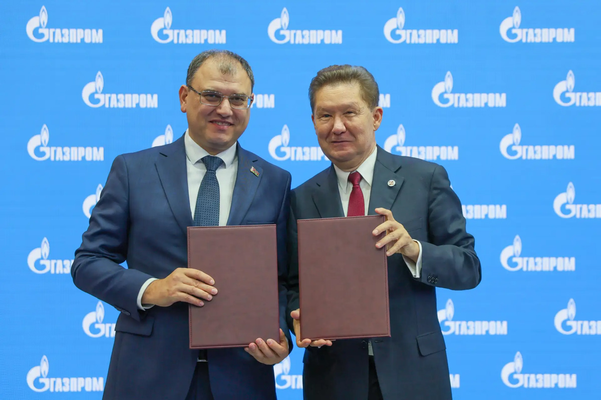 Беларусь и "Газпром" подписали дорожную карту сотрудничества до 2030 года