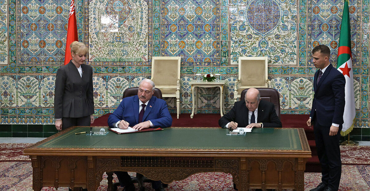 Президенты Беларуси и Алжира подписали заявление о дружбе и партнерстве