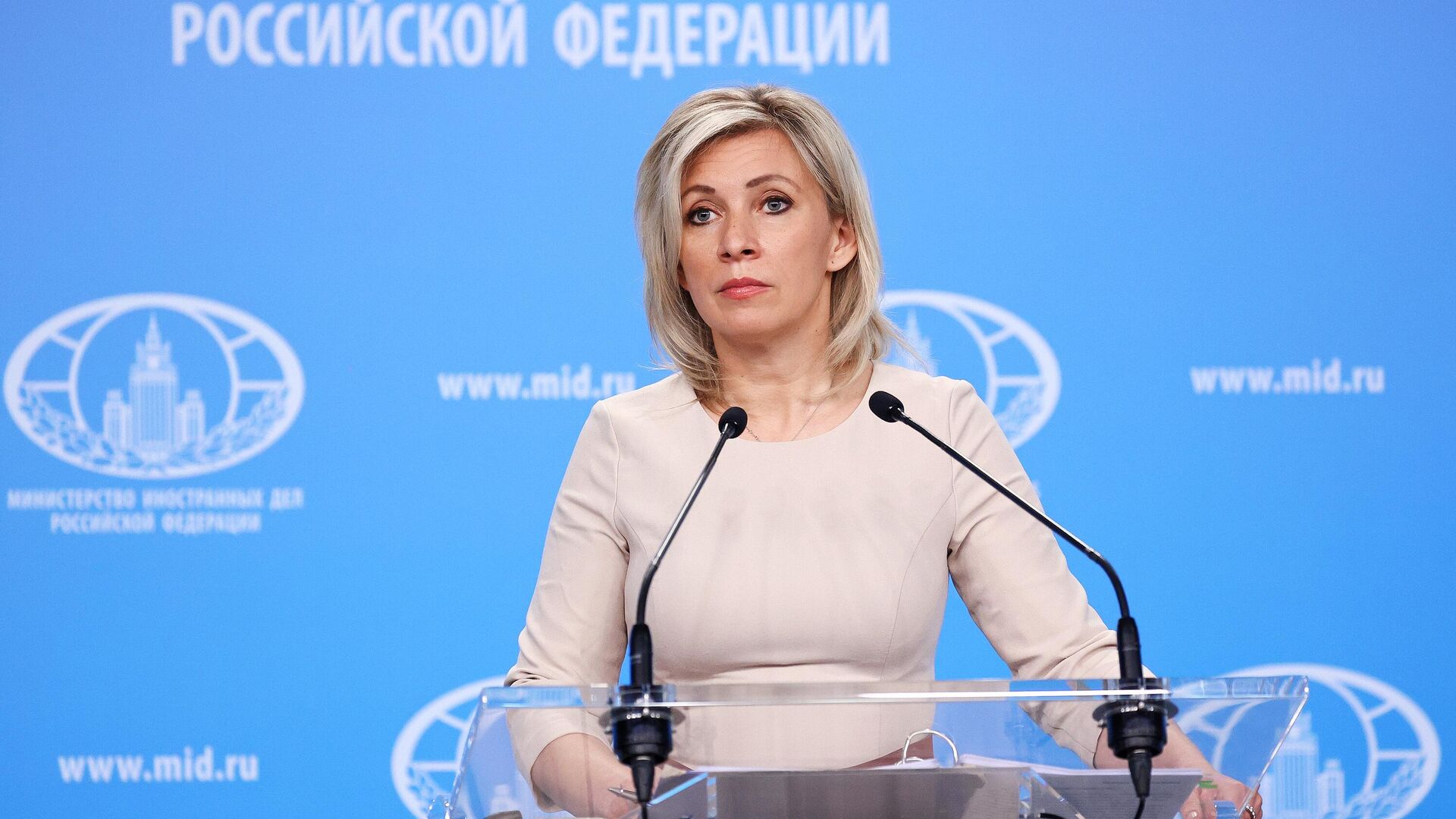 Захарова назвала угрозы МИД Литвы о нападении на Калининград паранойей