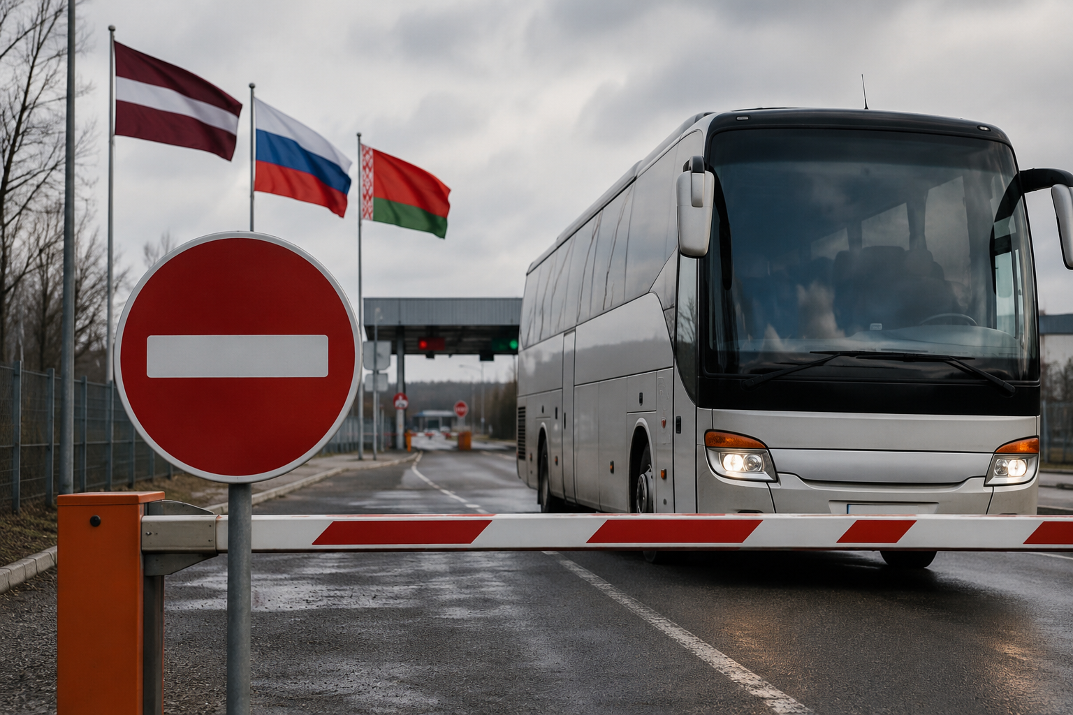 Латвия планирует запретить все автобусные рейсы в Беларусь и РФ