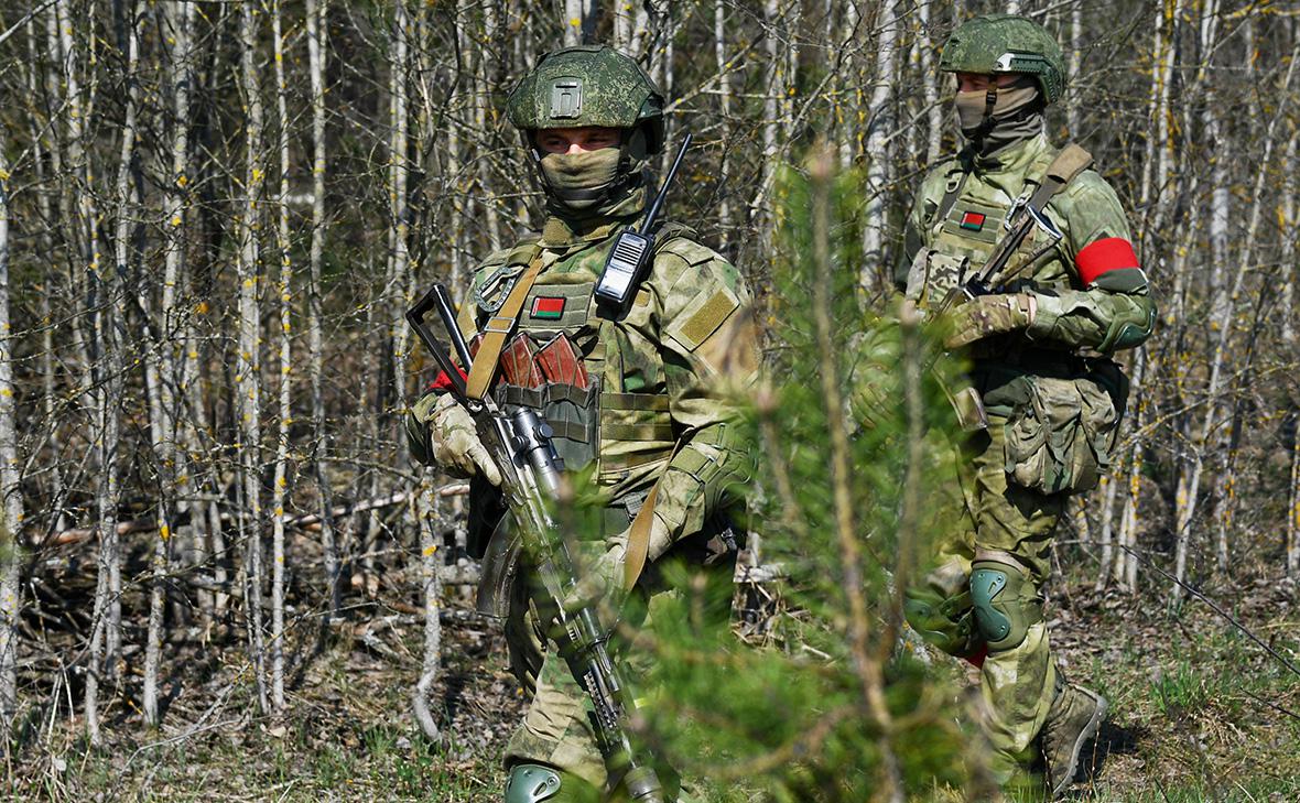Военнослужащие Беларуси проводят учения по охране государственной границы